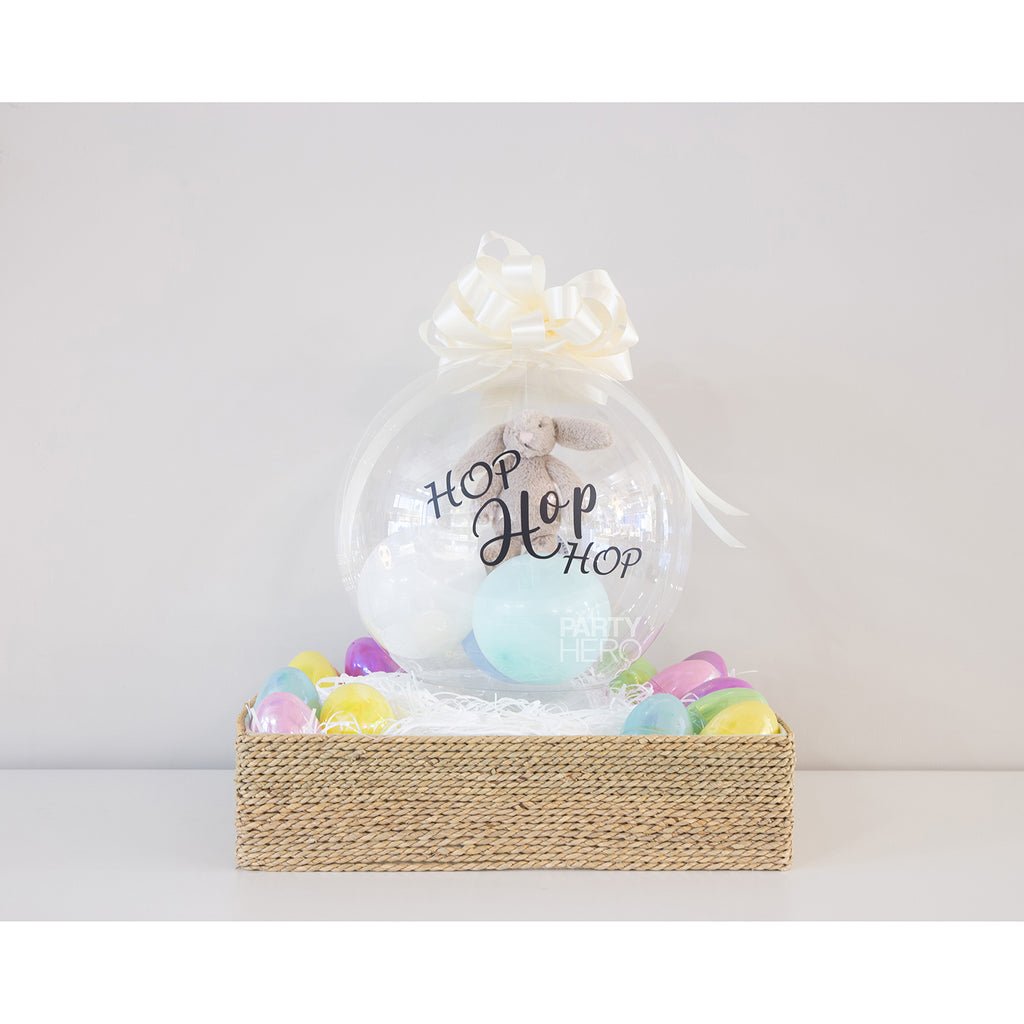 10" Easter Bunny x Crystal Balloon (Please Order 3 Working Days in Advance)