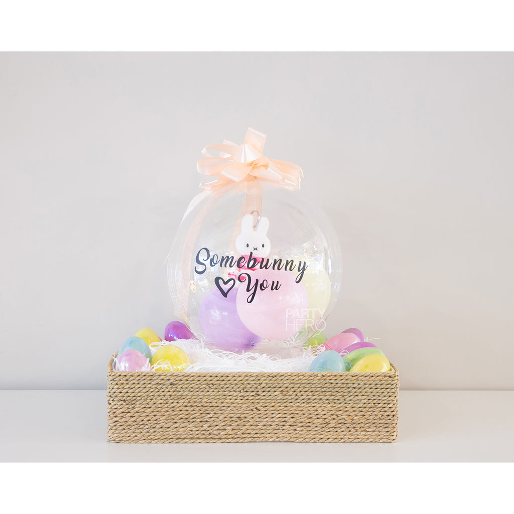 10" Easter Bunny x Crystal Balloon (Please Order 3 Working Days in Advance)