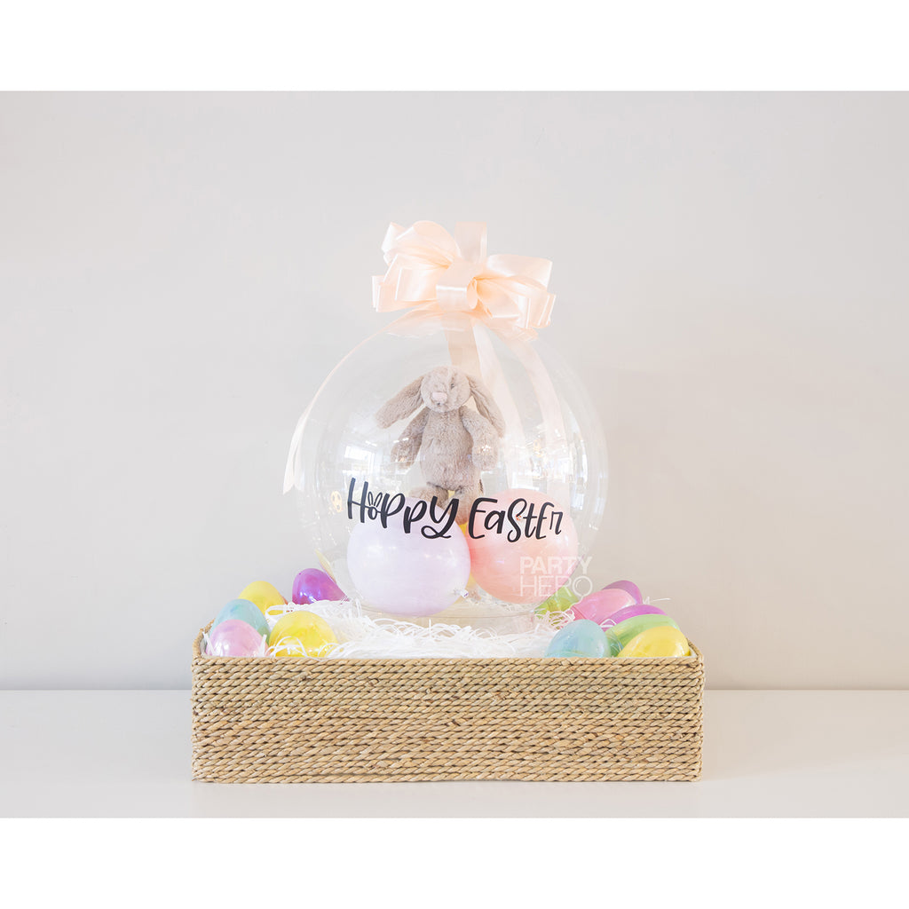 10" Easter Bunny x Crystal Balloon (Please Order 3 Working Days in Advance)