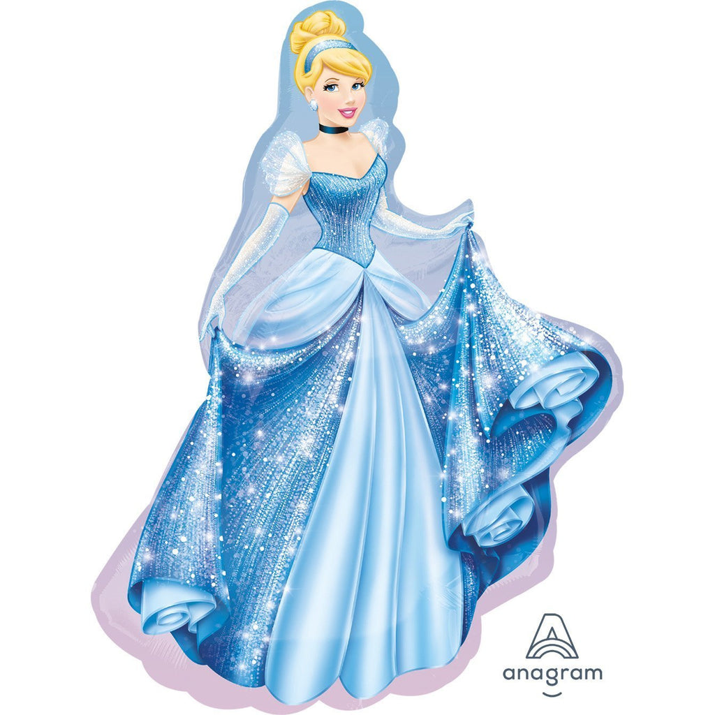 cinderella-shape-die-cut-foil-balloon-20in-x-16in-51cm-x-41cm-24814-1