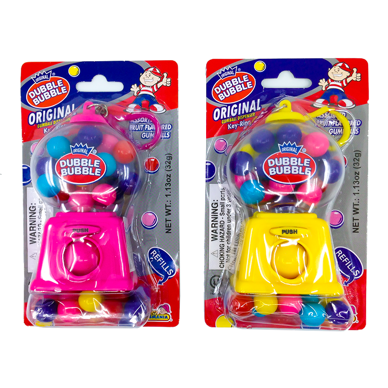 Dubble Bubble Gumball Dispenser Keyring (1pc)