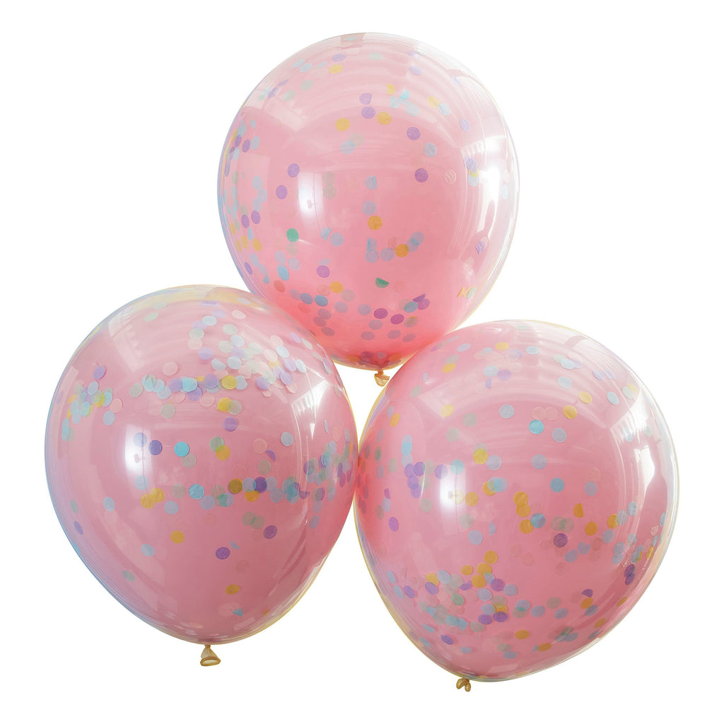 ginger-ray-double-layered-pink-_-pastel-rainbow-confetti-latex-balloon-18in-pack-of-3-ginr-mix-342