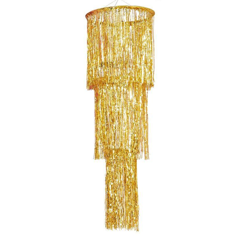 ginger-ray-gold-fringe-party-chandelier-decoration- (1)