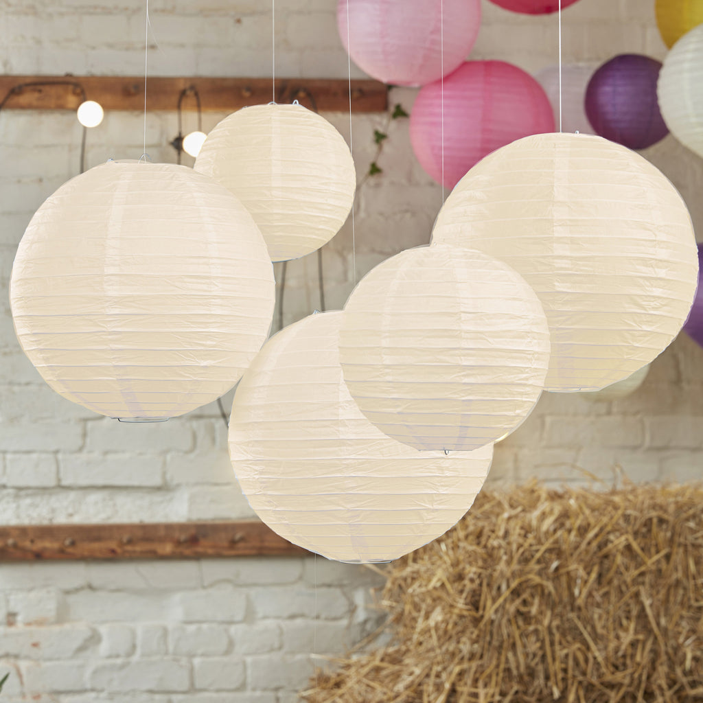 ginger-ray-ivory-paper-lantern-decorations-boho-pack-of-5- (2)