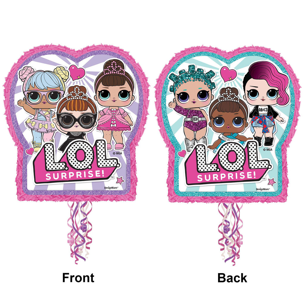 L.O.L. Surprise! Pull Pinata 21.7in x 17.5in x 3in