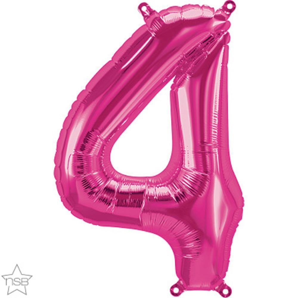 number-4-magenta-die-cut-foil-balloon-16in-41cm-59069m(pk)-1
